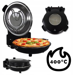 Piec kamienny do pizzy 400°C 1200W Piecyk elektryczny Piekarnik Kamień