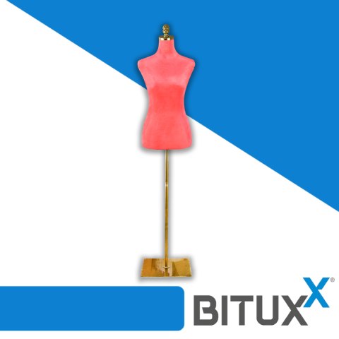 Manekin krawiecki BITUXX różowy kobiecy z nogą