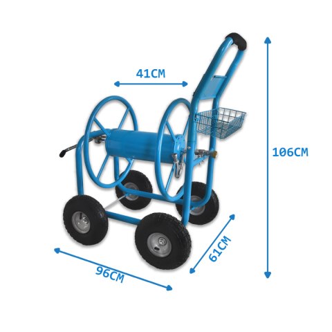 Wózek z bębnem na wąż ogrodowy do 70 metrów