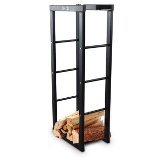 Stojak organizer kosz designerski na drewno kominkowe opałowe 40x25x100cm