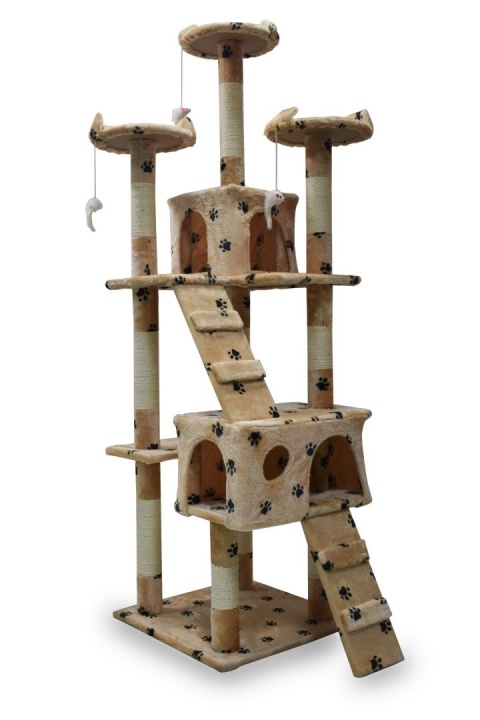 DRAPAK DLA KOTA 170CM BEŻOWY W ŁAPKI DOMEK DRZEWKO LEGOWISKO DRAPAK DLA KOTA 170CM BEŻOWY W ŁAPKI DOMEK DRZEWKO LEGOWISKO