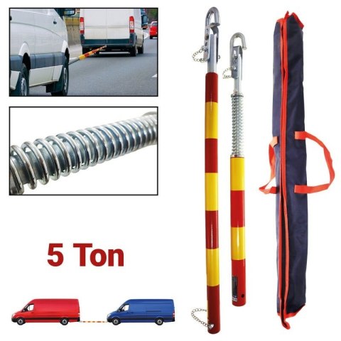 Drążek holowniczy hol z amortyzacją do 5T 5000kg