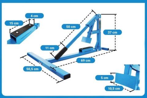 Mechaniczna montownica montażownica do opon