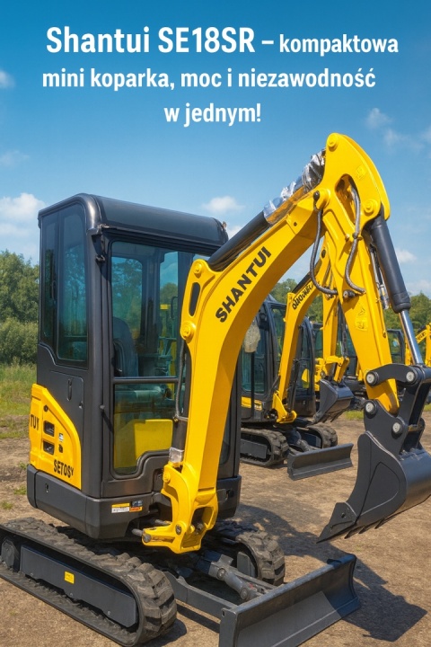 Mini Koparka Gąsienicowa Shantui SE18SR
