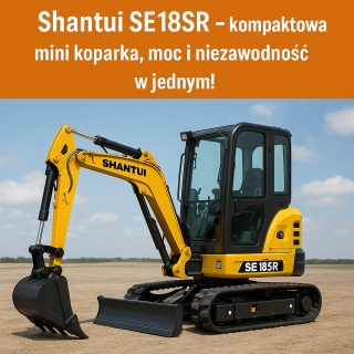 Mini Koparka Gąsienicowa Shantui SE18SR