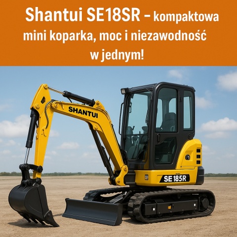 Mini Koparka Gąsienicowa Shantui SE18SR