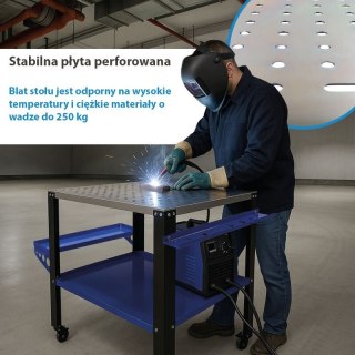Mobilny stół spawalniczy warsztatowy roboczy