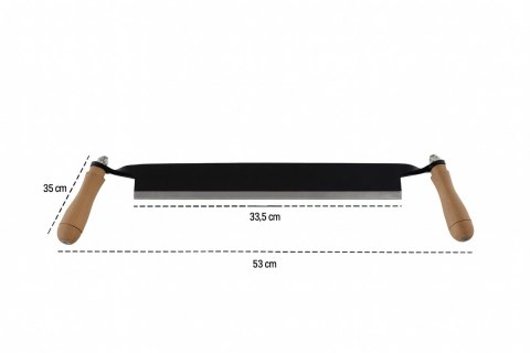 Ośnik do korowania kory prosty strug ręczny korownik 33,5cm