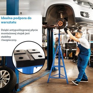 Podpora kobyłka osiowa 2T niebieska