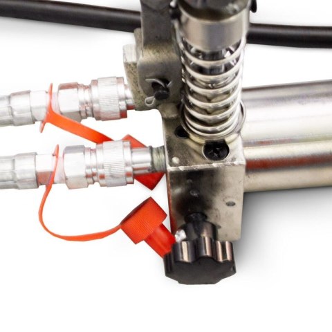 Rampy z podnośnikiem hydraulicznym najazdy samochodowe 2720kg czerwone