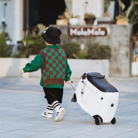 Walizka Jeździk dla Dziecka – Podróżna Walizka z Siedziskiem na Kółkach