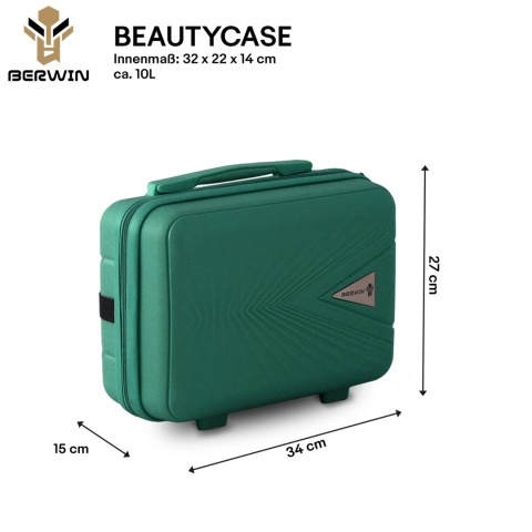 Zestaw Walizek BERWIN ABS Morska Bryza 4szt – XL L M + Kuferek