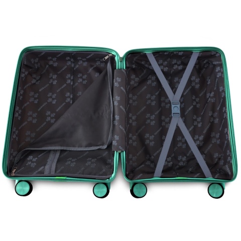 Zestaw Walizek BERWIN ABS Morska Bryza 4szt – XL L M + Kuferek