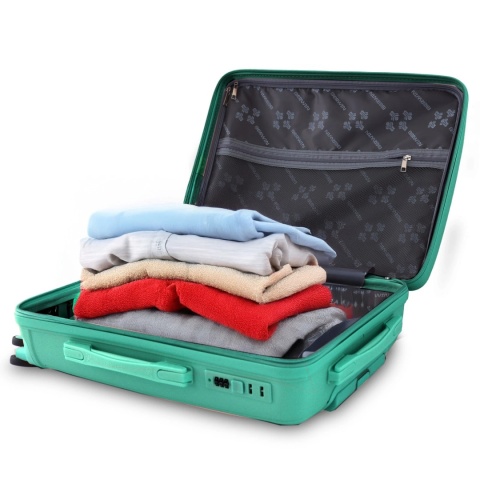 Zestaw Walizek BERWIN ABS Morska Bryza 4szt – XL L M + Kuferek