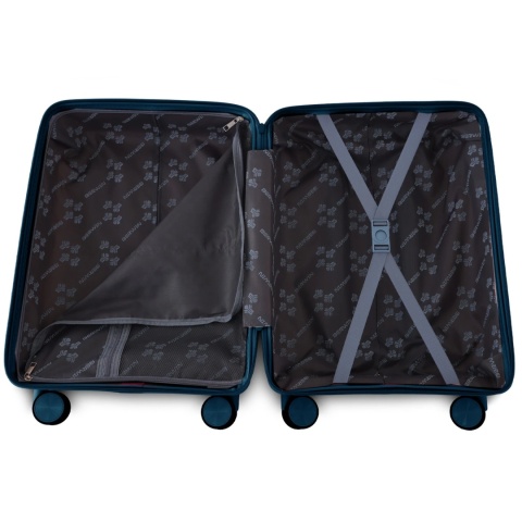 Zestaw Walizek BERWIN ABS Morska Zieleń 4szt – XL L M Kuferek