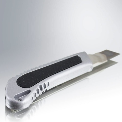 100szt. Nożyk Do Tapet 18mm Aluminiowy Łamane Ostrze