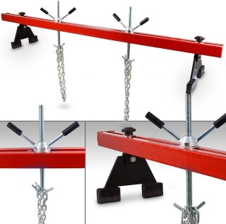 Belka mostek do podwieszania silnika skrzyni biegów do 500 kg czerwona