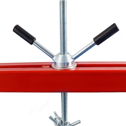 Belka mostek do podwieszania silnika skrzyni biegów do 500 kg czerwona