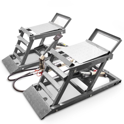Rampy z podnośnikiem hydraulicznym najazdy samochodowe 2720kg