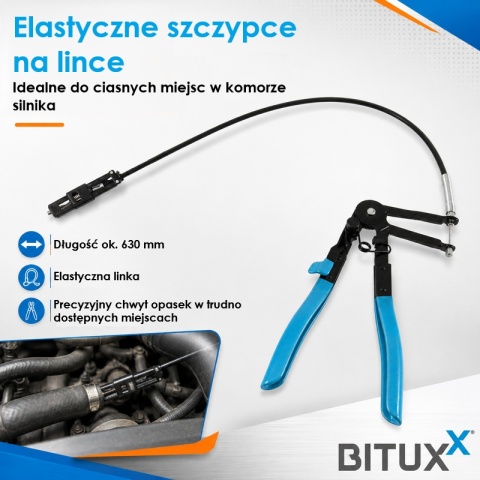SZCZYPCE DO OPASEK ZACISKOWYCH ZESTAW 11 ELEMENTÓW