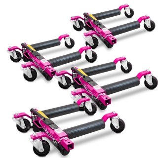 Wózek Manewrowy Hydrauliczny 680 kg Podnośnik Pod Koła Samochodu 4 szt.