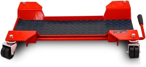 Wózek podest manewrowy do motocykli 200kg czerwony