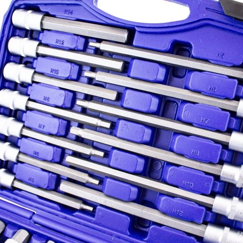 ZESTAW KLUCZY NASADOWYCH WEWNĘTRZNYCH, TORX NASADKI 88 ELEMENTÓW