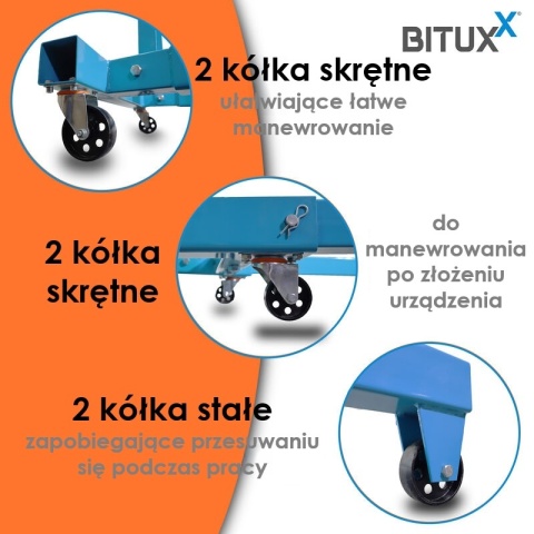 ŻURAW WARSZTATOWY DŹWIG PODNOŚNIK SILNIKA 2T BITUXX