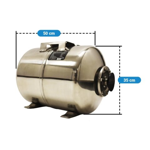 Zbiornik membranowy 50l Hydrofor ciśnieniowy stalowy EPDM 6 bar