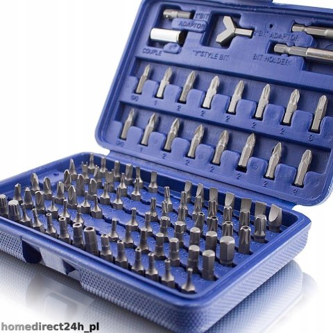 KOŃCÓWKI BITY PH PZ IMBUSY TORX + PUDEŁKO 100 ELEM