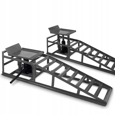 RAMPA GRAFITOWE RAMPY Z PODNOŚNIKIEM HYDRAULICZNYM 2 x 2000 kg