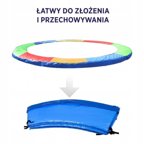 OSŁONA DLA KRAWĘDZI TRAMPOLINY O ŚREDNICY 430 14FT W KOLORZE WIELOKOLOROWYM